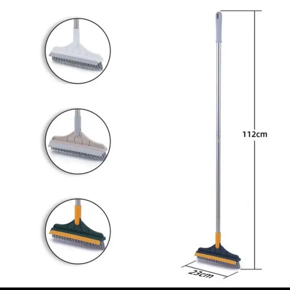 NWT Multi-use Brush Cleaning Scrub Brush And Squeegee - Picture 2 of 12